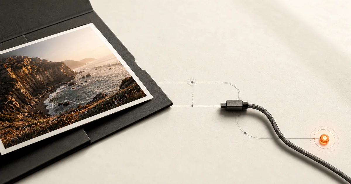 An image becoming a shareable URL